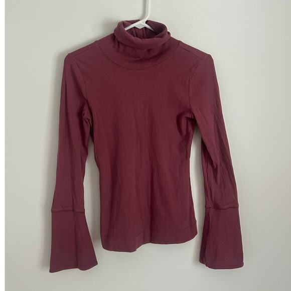 Free People Intimately Pink Sydney Layering Top in Smokey Wings Small - Picture 2 of 9